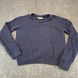 UGG Ribbed Knit Crewneck Sweater Blue Size L